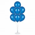 Balon Standı + Mavi Metalik Balon