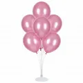 Balon Standı + Pembe Metalik Balon