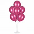 Balon Standı + Fuşya Metalik Balon