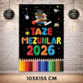 2026 Taze Mezunlar Hatırası Afişi (103x155 cm)