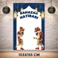 Ramazan Hatırası Afişi Mavi (103x155 cm)
