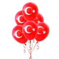 Ay Yıldızlı Türk Bayrağı Balon (100 adet)