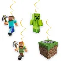 Minecraft Asmalı Tavan Süsü (4 Adet)
