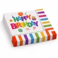Happy Birthday Renkli Peçete (20 Adet)