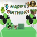 Minecraft Doğum Günü Konsepti Parti Seti (8 Kişilik)