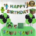 Minecraft Parti Malzemeleri Seti (24 Kişilik)