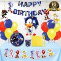 Sonic Doğum Günü Parti Seti (16 Kişilik)