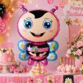 Arı Folyo Balon Pembe (75x50 cm)