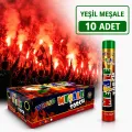 Yeşil Maç Meşalesi (10 Adet)