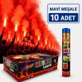 Mavi Maç Meşalesi (10 Adet)