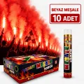 Beyaz Maç Meşalesi (10 Adet)