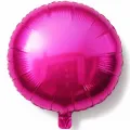 Yuvarlak Folyo Balon Fuşya (45 cm)