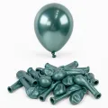 5 inch Mini Yeşil Krom Balon (10 Adet)