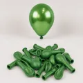 5 inch Mini Yeşil Metalik Balon (10 Adet)