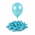 5 inch Mini Açık Mavi Metalik Balon (10 Adet)