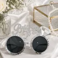 Bride To Be Plastik Gözlük Siyah Camlı Gümüş 1 Adet