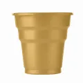 Gold Plastik Bardak Lüks (25 adet)