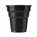 Siyah Plastik Lüks Bardak (25 Adet)