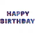 Müzik Temalı Happy Birthday Yazısı (170 cm)