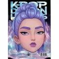 16 Sayfa K-Pop Demon Hunters Boyama Kitabı Stickerlı 1 Adet
