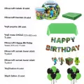 Minecraft Doğum Günü Konsepti Parti Seti (8 Kişilik)