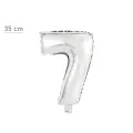 7 Rakam Folyo Balon – Gümüş – (35 cm - 16 inch)
