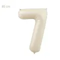 7 Rakam Folyo Balon – Krem – 80 cm (34 inch)