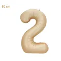 2 Rakam Folyo Balon – Karamel – 80 cm (34 inch)