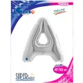 A Harf Folyo Balon – Gümüş – 100 cm (40 inch)