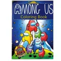 16 Sayfa Among Us Boyama Kitabı Stickerlı 1 Adet