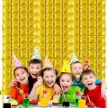 Arka Fon Folyo Balon Perde Gold 60x120 cm