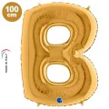 B Harf Folyo Balon – Gold – 100 cm (40 inch)