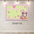 Baby Minnie Doğum Günü Afişi (75x107 cm)