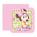 Baby Minnie Mouse Davetiye (6 adet)