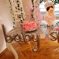 Baby Shower Folyo Balon Gümüş 210x44 cm