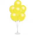 Balon Standı + Sarı Metalik Balon