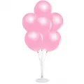 Balon Standı + Pembe Metalik Balon