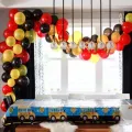 Balon Zinciri - Sarı Kırmızı Siyah 120 adet