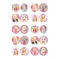 16 Sayfa Barbie Boyama Kitabı Stickerlı 1 Adet