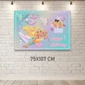 Barbie Deniz Kızı Doğum Günü Afişi (75x107 cm)