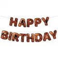 Basketbol Temalı Happy Birthday Yazısı (170 cm)
