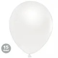 Beyaz Balon 15 Adet