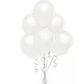 Beyaz Pastel Balon 100 Adet