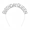 Birthday Queen Swarovski Taşlı Gümüş Taç