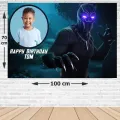 Black Panther Doğum Günü Parti Afişi 70*100 cm