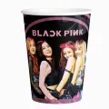 Black Pink Karton Bardak 8 Adet