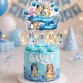 Bluey Cake Topper Set