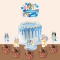 Bluey Cake Topper 3lü Set