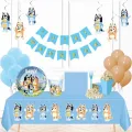 Bluey Doğum Günü Parti Seti 8 Kişilik
