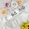 Bride To Be Kuşak Beyaz Renk Üzeri Gümüş
